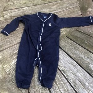 Excellent condition Ralph Lauren footed onesie